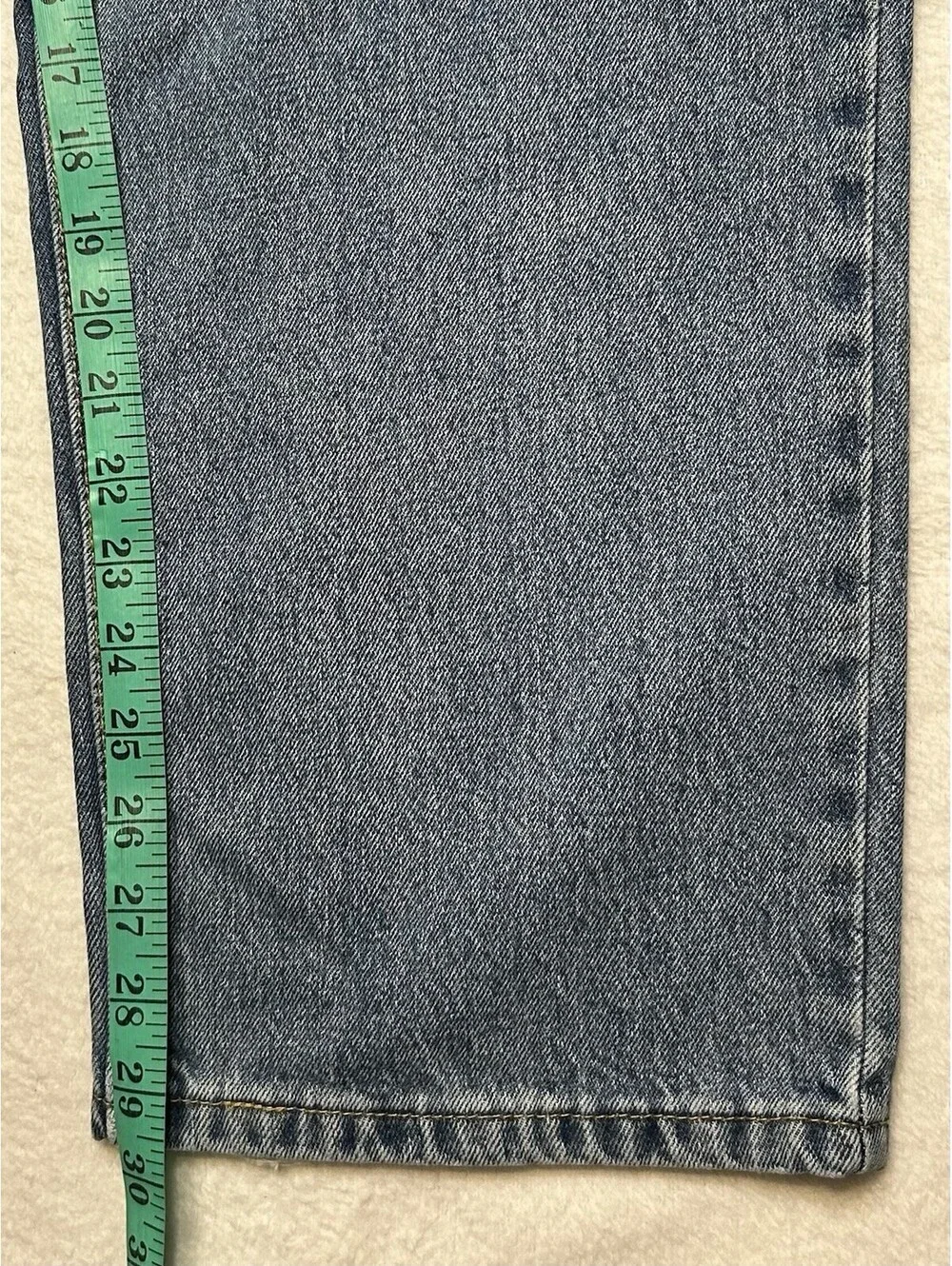 Levi Strauss Men' 550 Jeans 40/30 Blue Cotton Relaxed Fit Denim Straight Leg